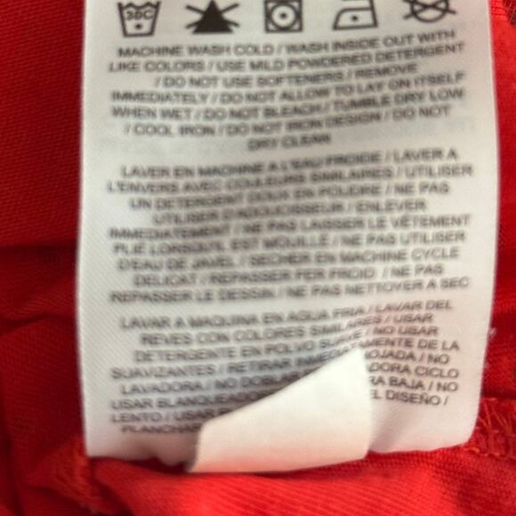 Nike Women’s Red “RUN” Dri-Fit Graphic Tee Shirt XS Athletic Training Top - Picture 7 of 7